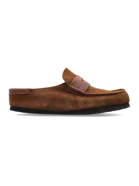 Klapki Birkenstock brązowe
