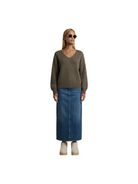 Sweter American Dreams wełniany szary
