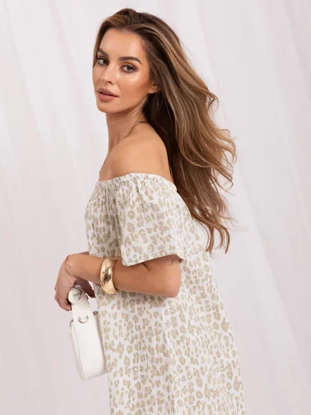 Rochie Sublevel cu model leopard