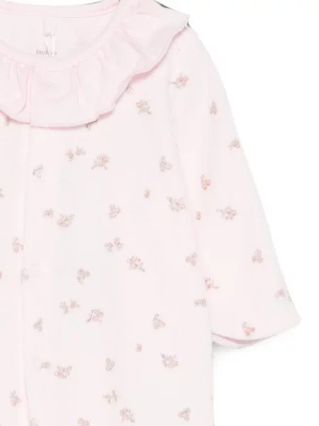 Piżama dziecięca Petit Bateau różowa