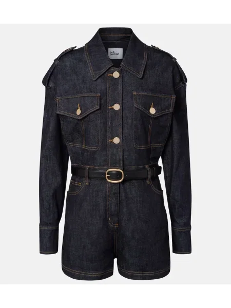 Salopetă Self-portrait albastru