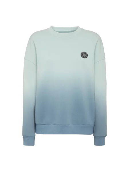 Bluza z kapturem Plein Sport z kapturem niebieska