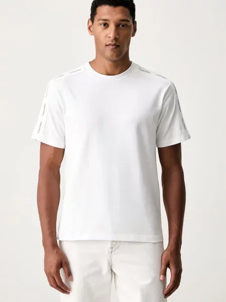 Calvin Klein Jeans tricou bărbătesc din alb