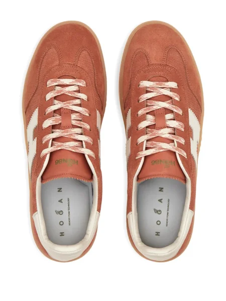 Sneakerși Hogan din piele de căprioară maro