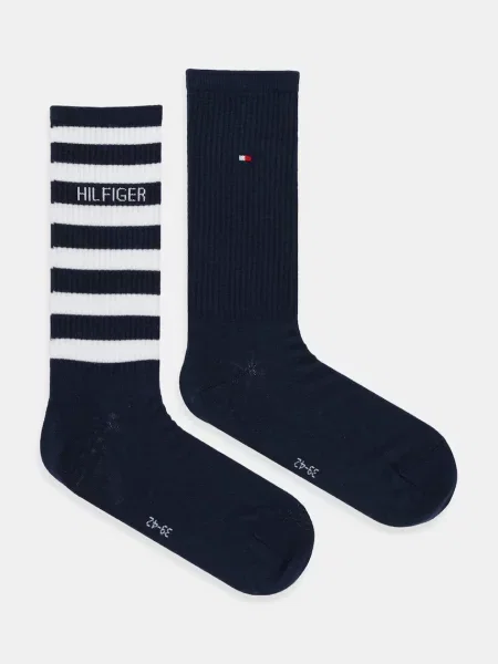 Чорапи Tommy Hilfiger 2 чифта тъмносиньо