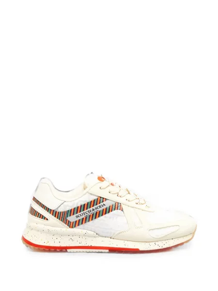 Sneakerși Scotch & Soda cu șireturi din dantelă