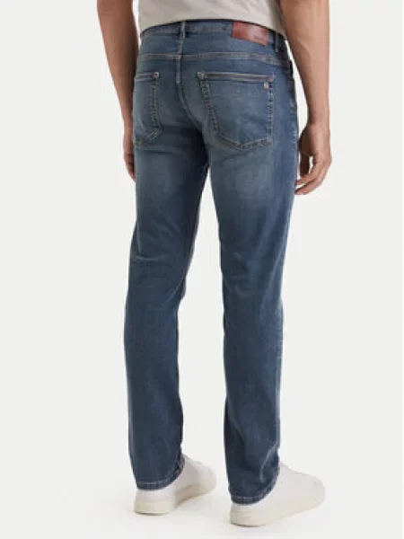 BOSS Jeans hlače Delaware Temno siva
