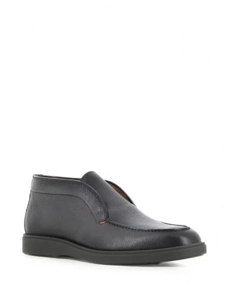 Botine Santoni din piele negru