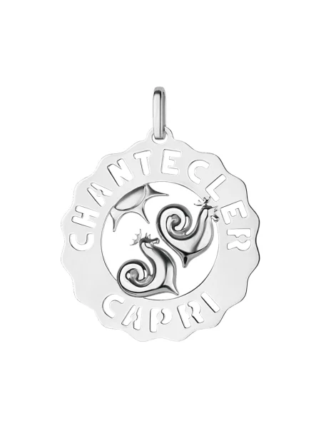 Zawieszka Chantecler z logo szara