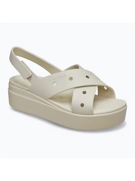 Sandale pentru femei Crocs Broklyn 4U Cross Strap frappe