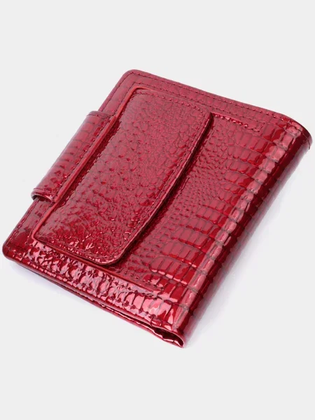 Кожаный кошелек St Leather Accessories красный