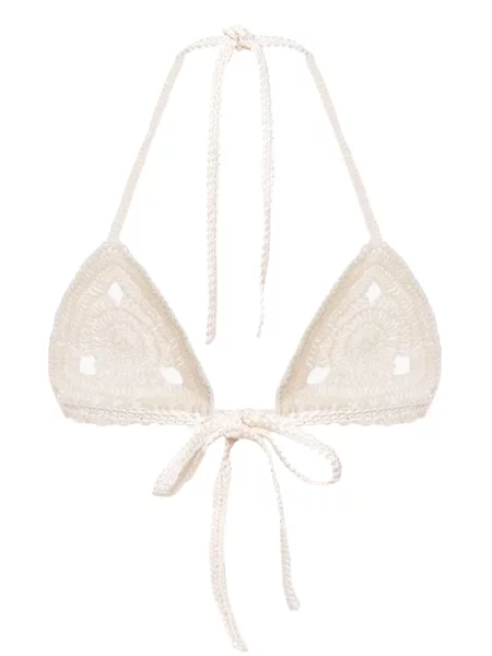 Bikini A.m.g. tricotate alb