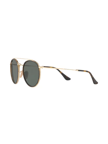 Brýle Ray-Ban Round Double Bridge zelené