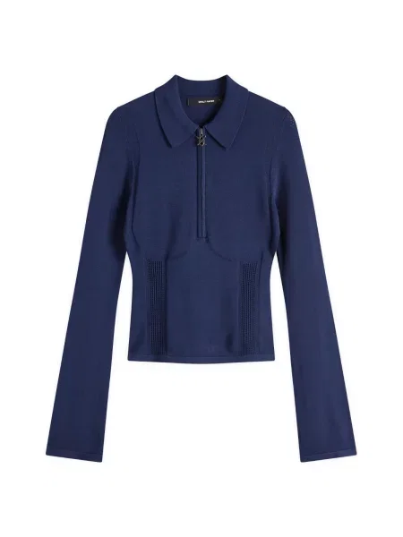 Dzianinowe polo Daily Paper niebieskie