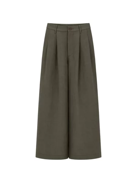 Pantaloni Uma Wang verde