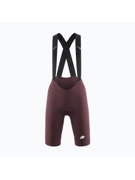 Pantaloni scurți de ciclism pentru femei ASSOS Uma GT Bib Shorts W burgundy red roșu