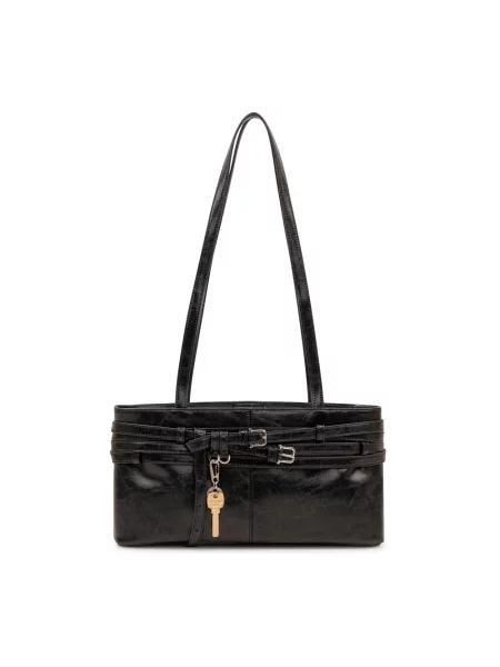 Shopperka Osoi skórzana czarna