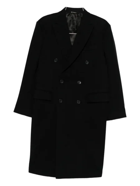 Palton Reveres 1949 de lână negru