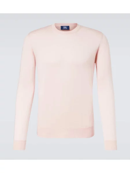 Pulover Fedeli de mătase roz
