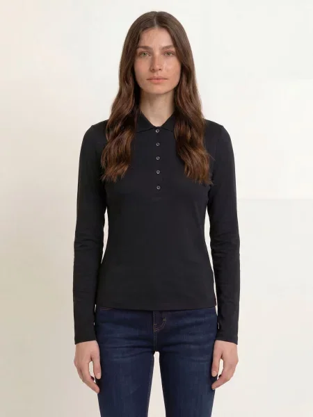 Bogner Pletené Polo Tričko Whoopy černá
