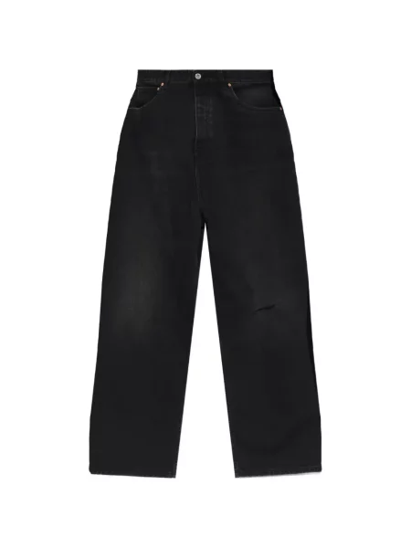 Blugi drepți Vetements negru