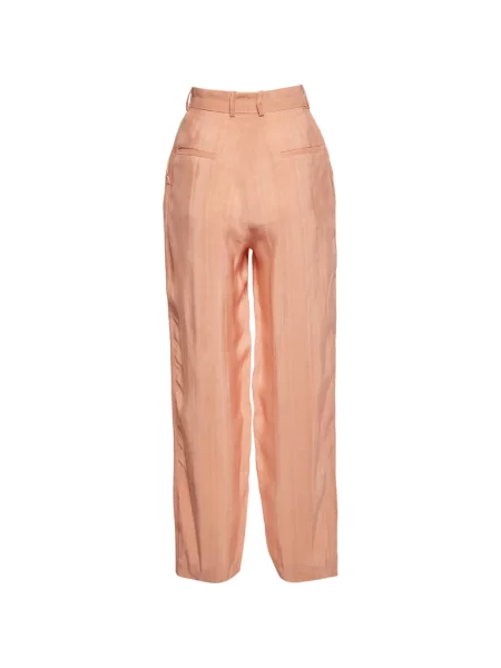 Pantaloni Sandro roz