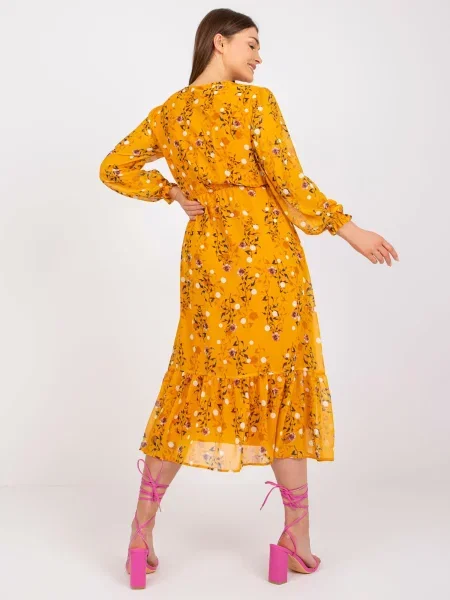 Rochie Rue Paris de costum galben
