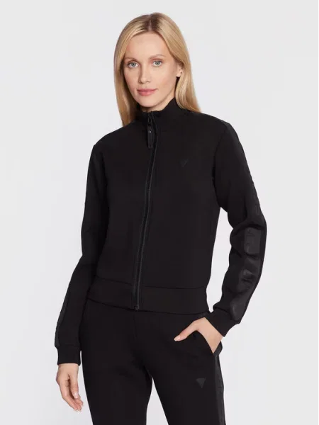 Bluza rozpinana z aplikacją z logo model ‘NEW ALLIE’ Guess czarna