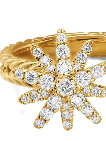 Diamant inel David Yurman galben