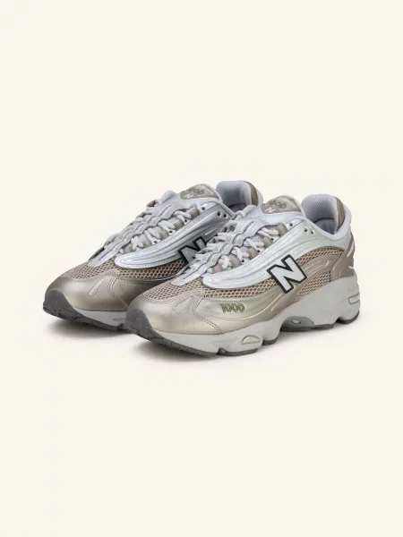 New Balance Sneakersy silber złote