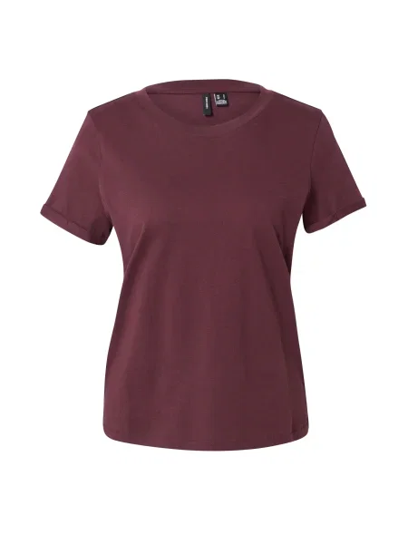 VERO MODA Tricou VMPAULA vin roșu