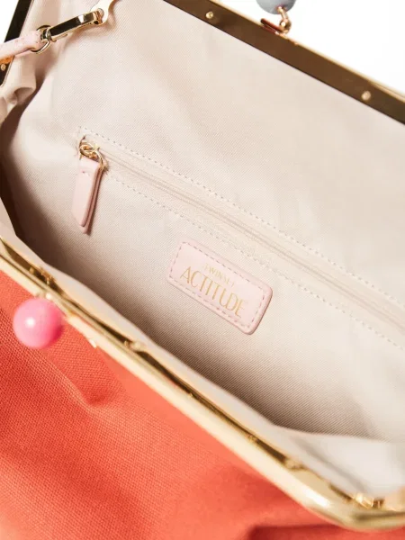 Plátěné psaníčko Twinset oranžové