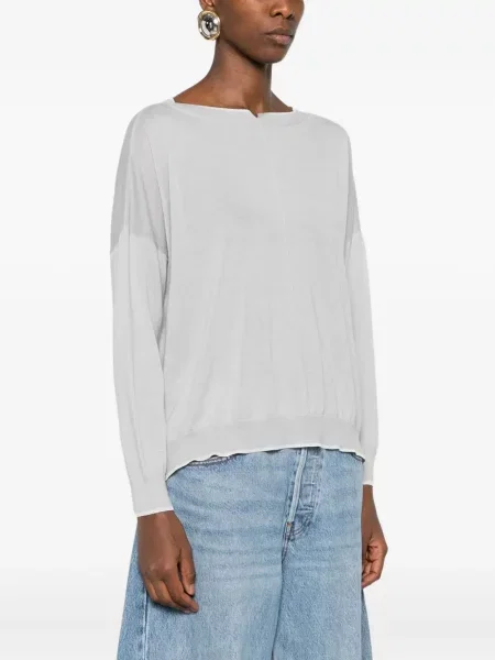 Tricou Gran Sasso cu decolteu rotund gri
