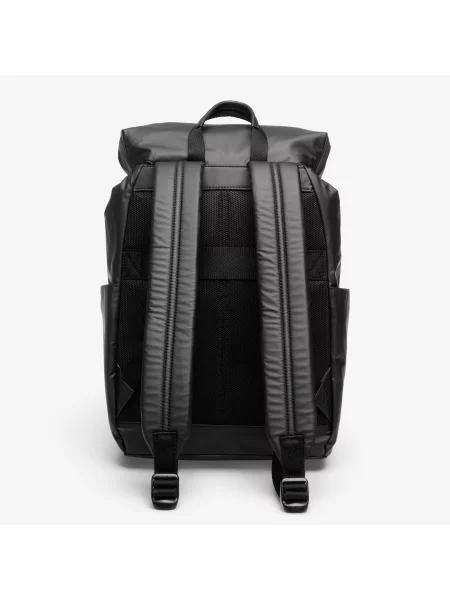 Rucsac Calvin Klein Rubberized Flap Back Black Universal negru