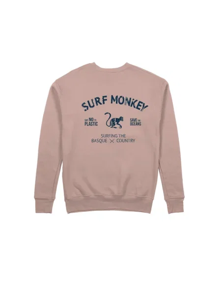 Surf Monkey Mikina Rette das Ozean písková