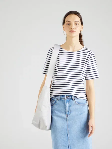 VERO MODA Tricou ABBY' alb