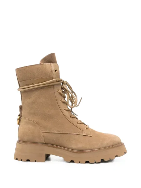 Botine Michael Kors cu șireturi din piele de căprioară