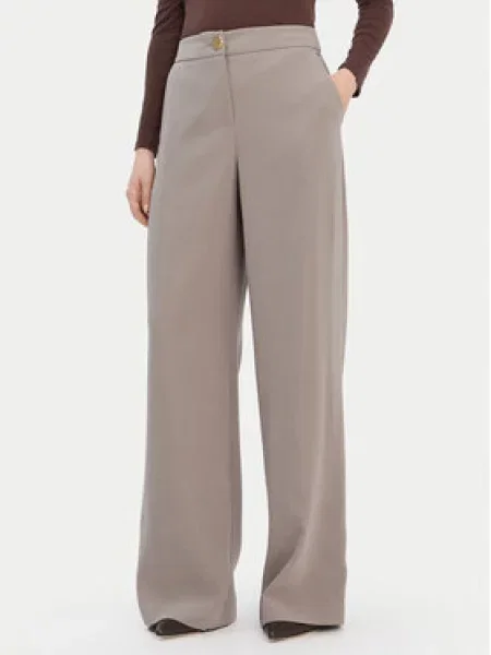 Armani Exchange Hlače iz tkanine bež