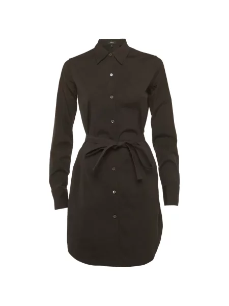 Cu centură lung rochie mini Theory negru
