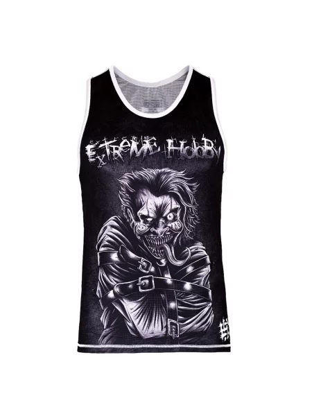 Koszulka sportowa bez rękawów Tank top EXTREME HOBBY PSYCHO CLOWN czarna