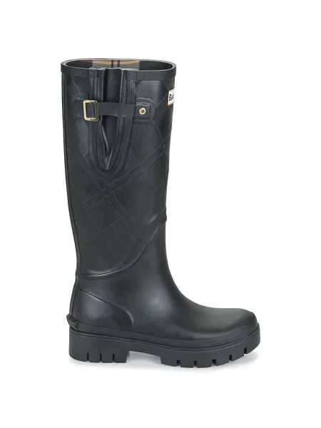 Pantofi Barbour în carouri negru
