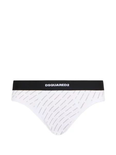 Chiloți Dsquared2 cu imagine alb
