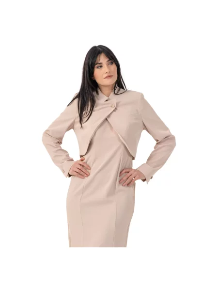 Marynarka Kocca o krotszym kroju beżowa