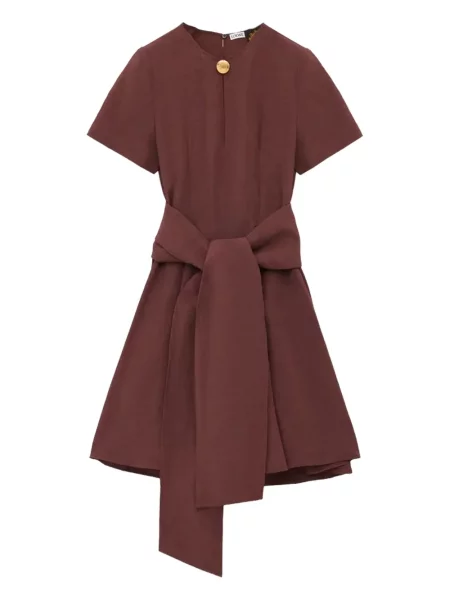 Rochie mini Loewe de costum maro