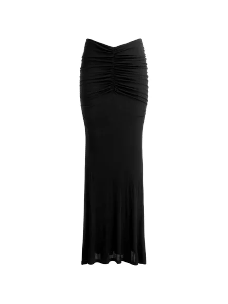 Fusta maxi Alice + Olivia cu volane negru