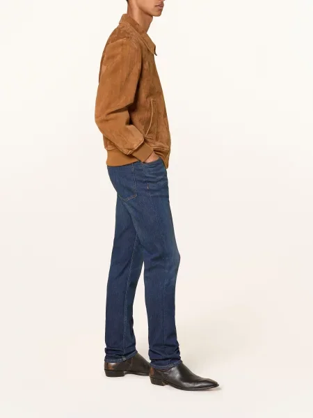 7 For All Mankind Džíny Slimmy Extra Slim Fit dark blue modré