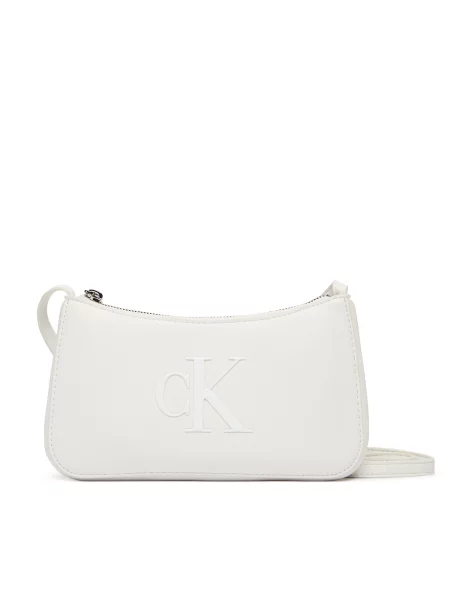 Τσάντα Calvin Klein Bold Ck Mini Bag λευκό