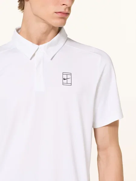 Nike Funkční Polokošile Nikecourt Advantage bílá