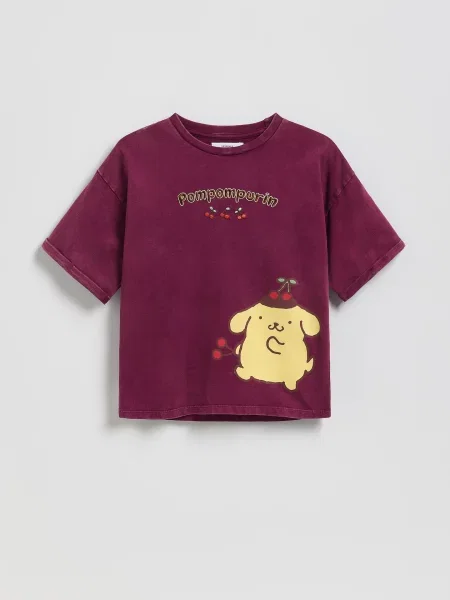 Reserved Tričko Pompompurin hnědá