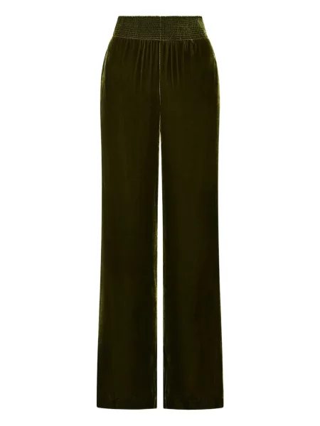 Pantaloni Maliparmi de catifea verde